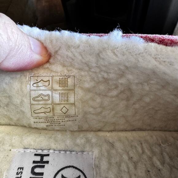 Hurley Arlo Puff Faux Fur Lined Sneakers - Women's Size 7 - Picture 9 of 9